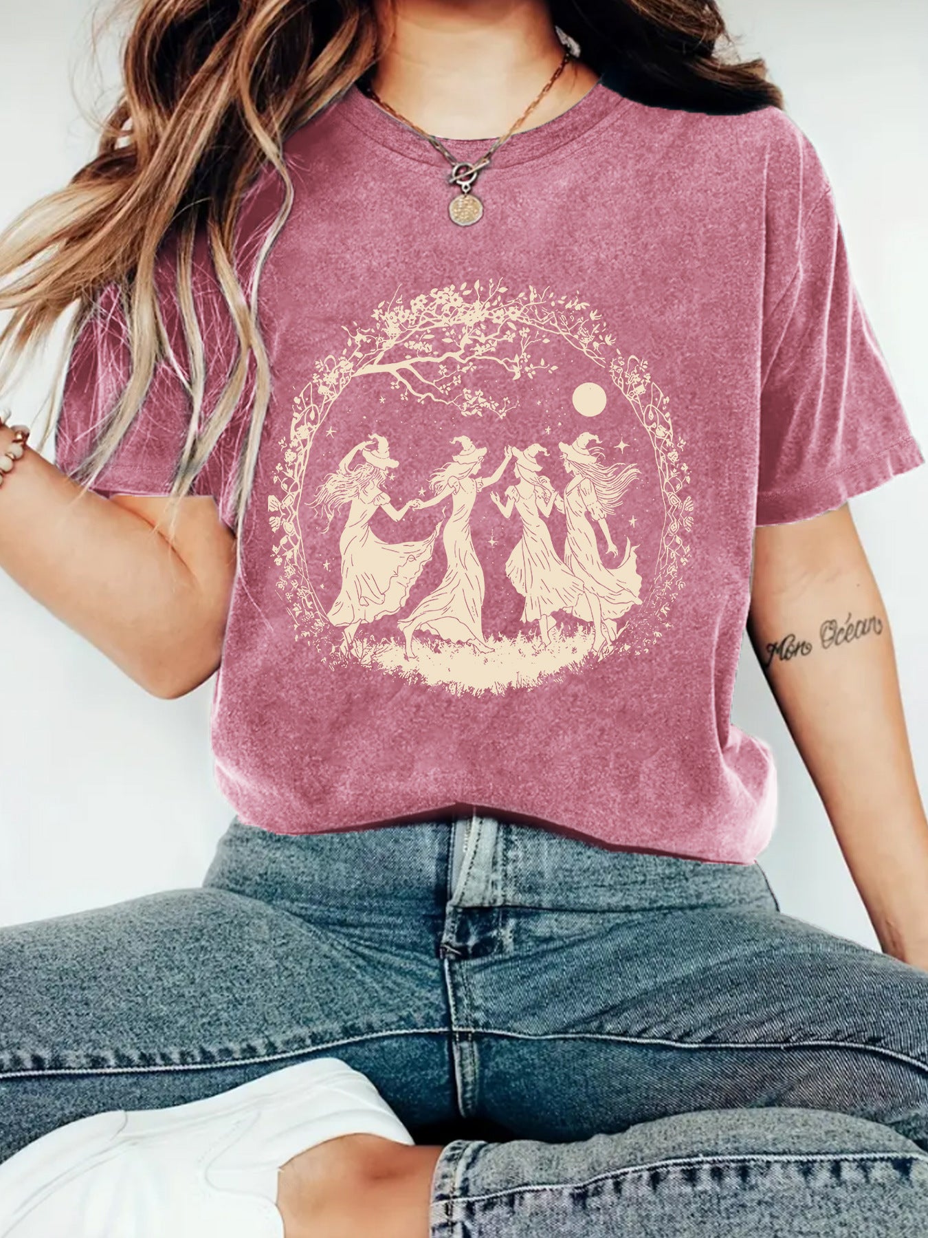 Short sleeved Halloween print