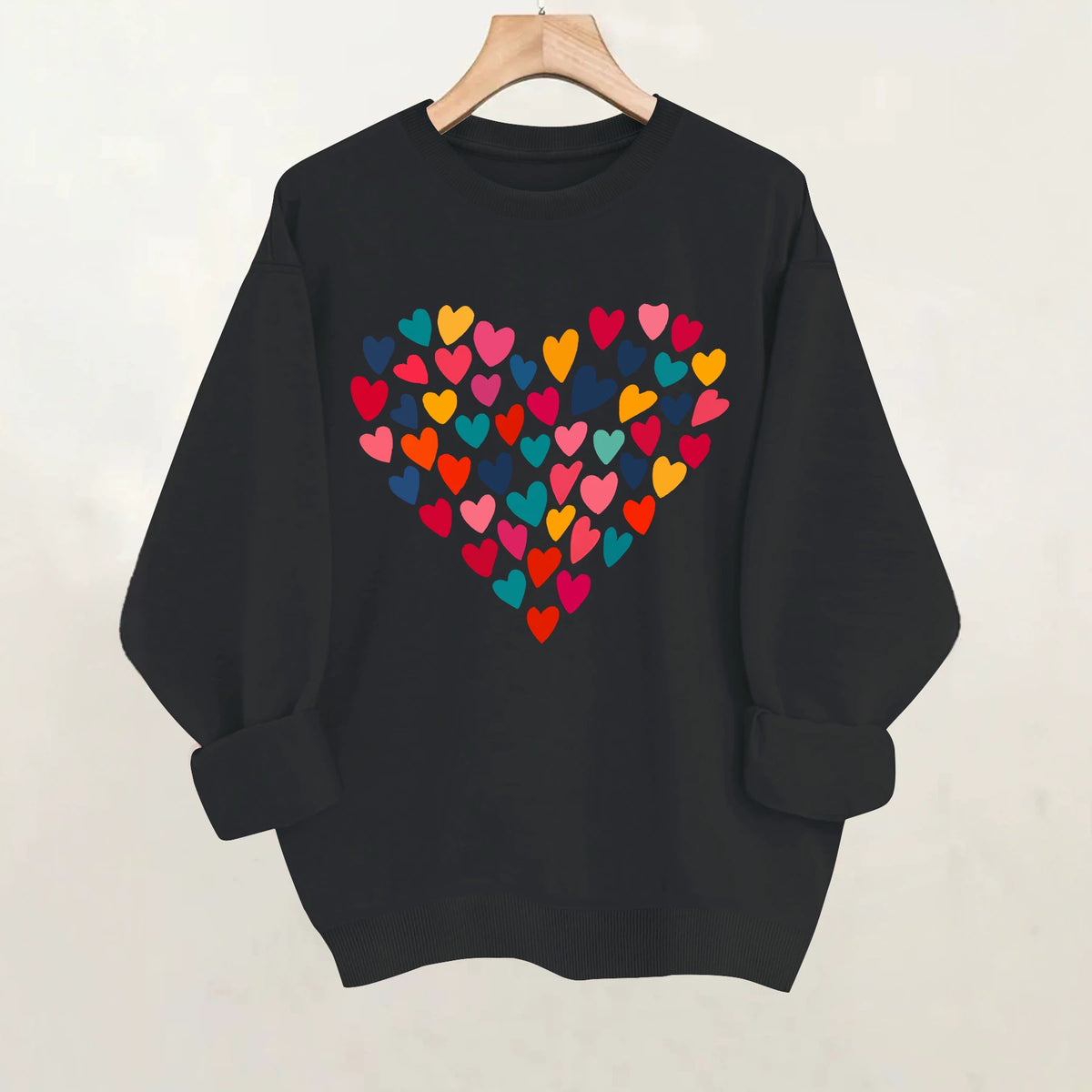 Long sleeved fleece hoodie
