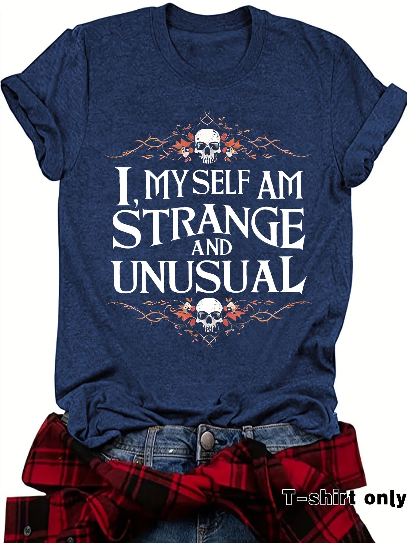 Halloween T-shirt Skull Pattern