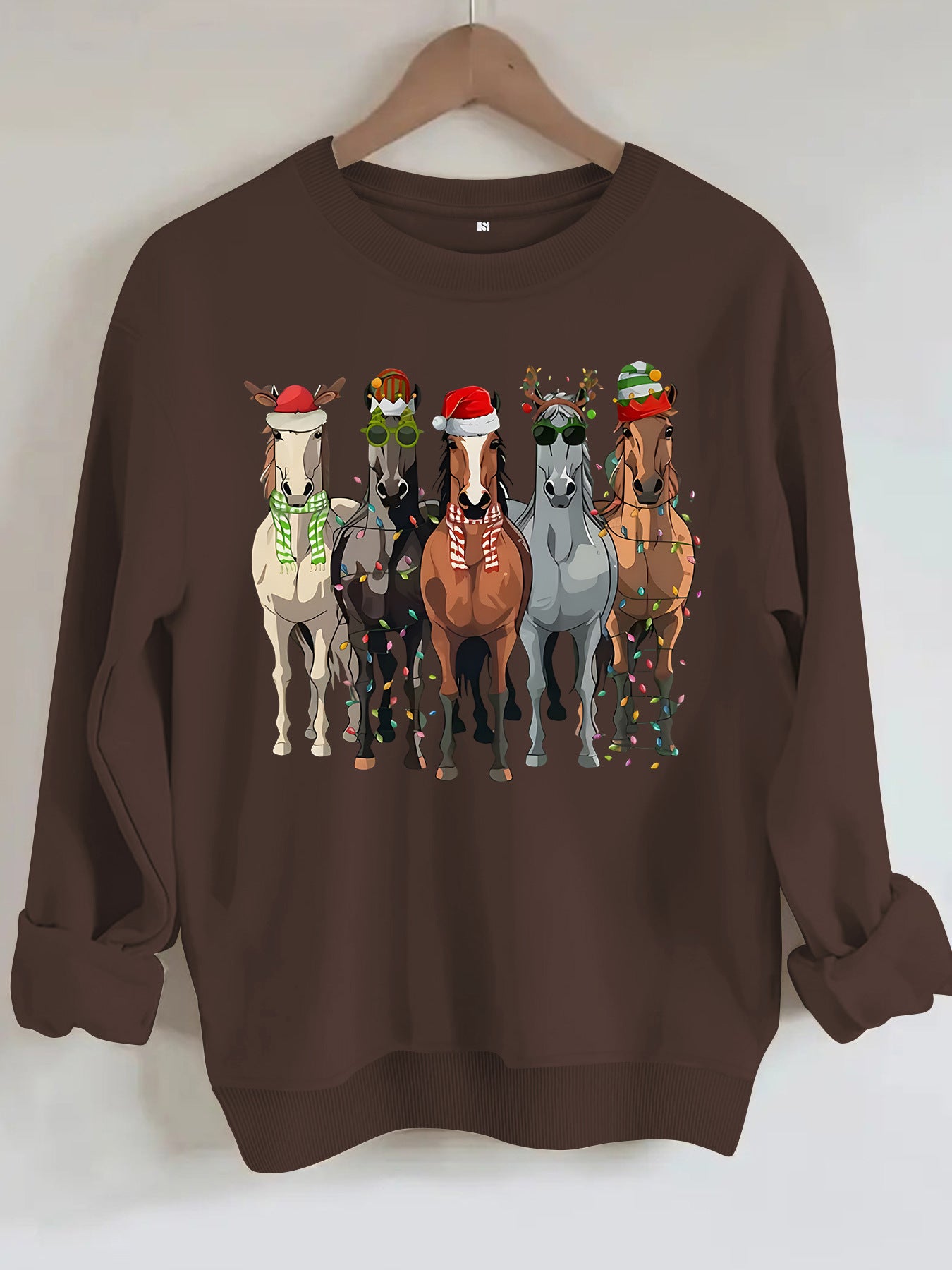 Sweatshirt Christmas pattern print
