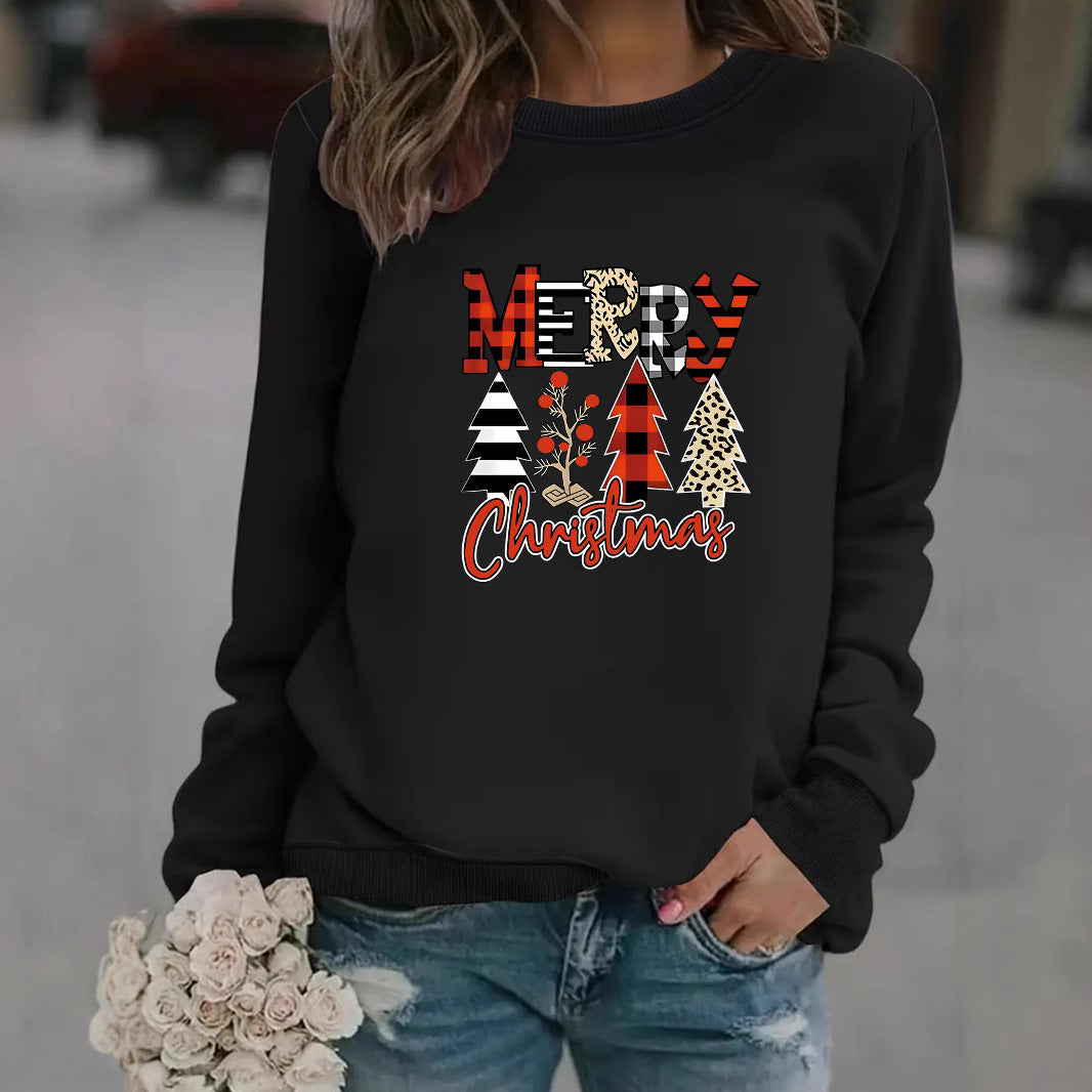 Printed pullover sweatshirt sweatshirt