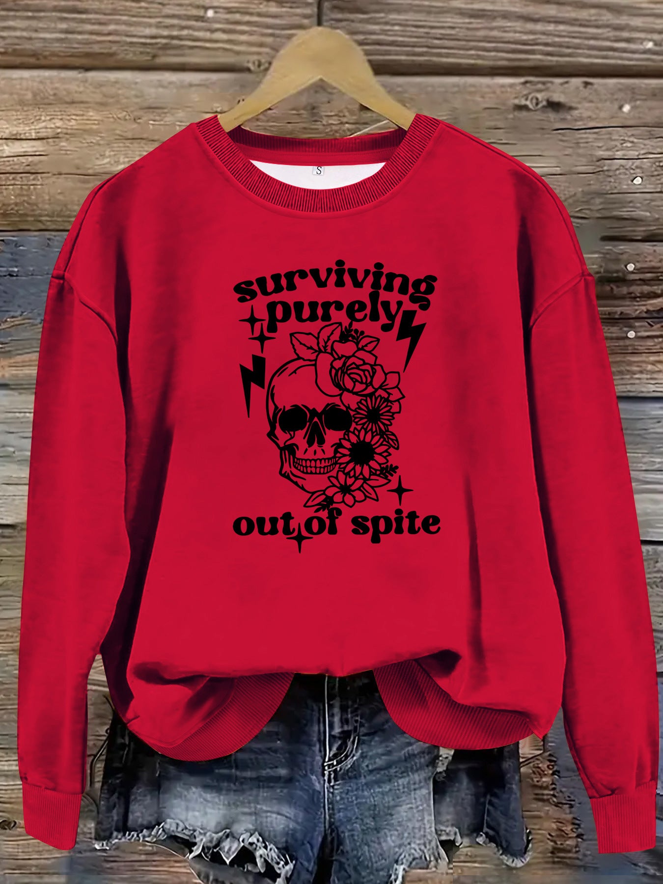 Printed pullover sweatshirt sweatshirt