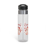 Cute Bunny Personalized Water Bottle, Custom Name Drink Bottle, Adorable School Gift, Rabbit Lover Gift, Birthday Gift, Reusable Kids Bottle