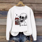 Printed pullover sweatshirt sweatshirt