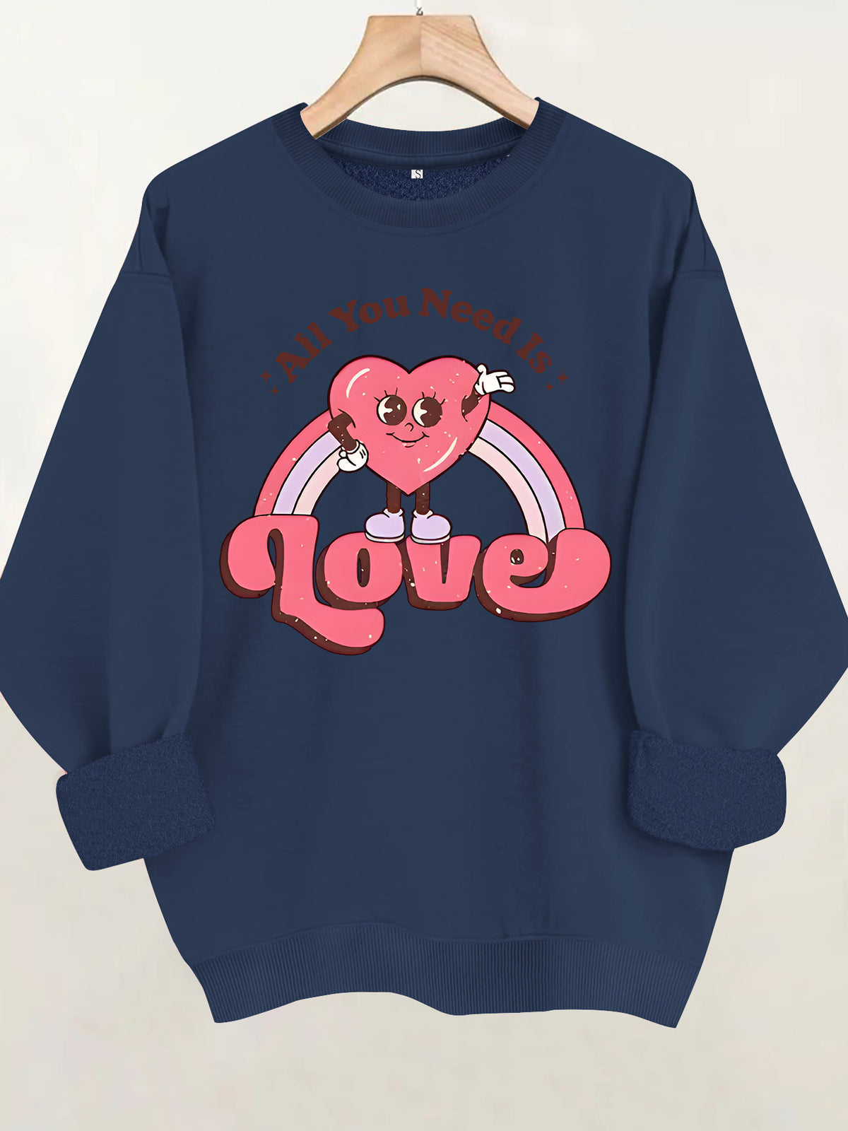 Bottom long sleeved fleece hoodie