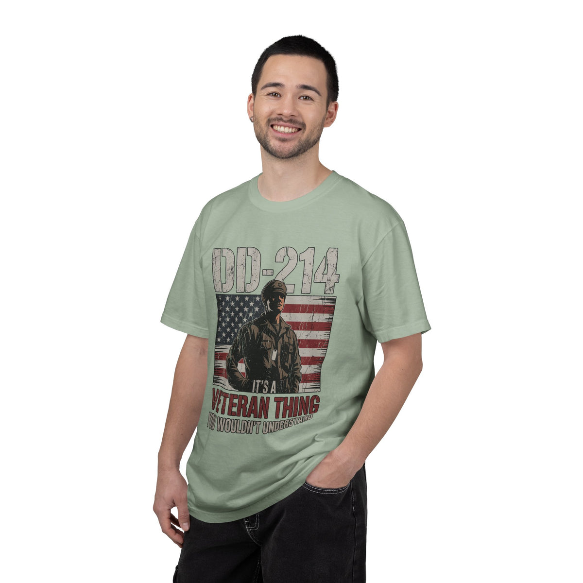 DD-214 Veteran Shirt, It's a Veteran Thing T Shirt, Military Veteran Gift, US Army Shirt, Patriotic American Flag Tee, Veteran Pride Top