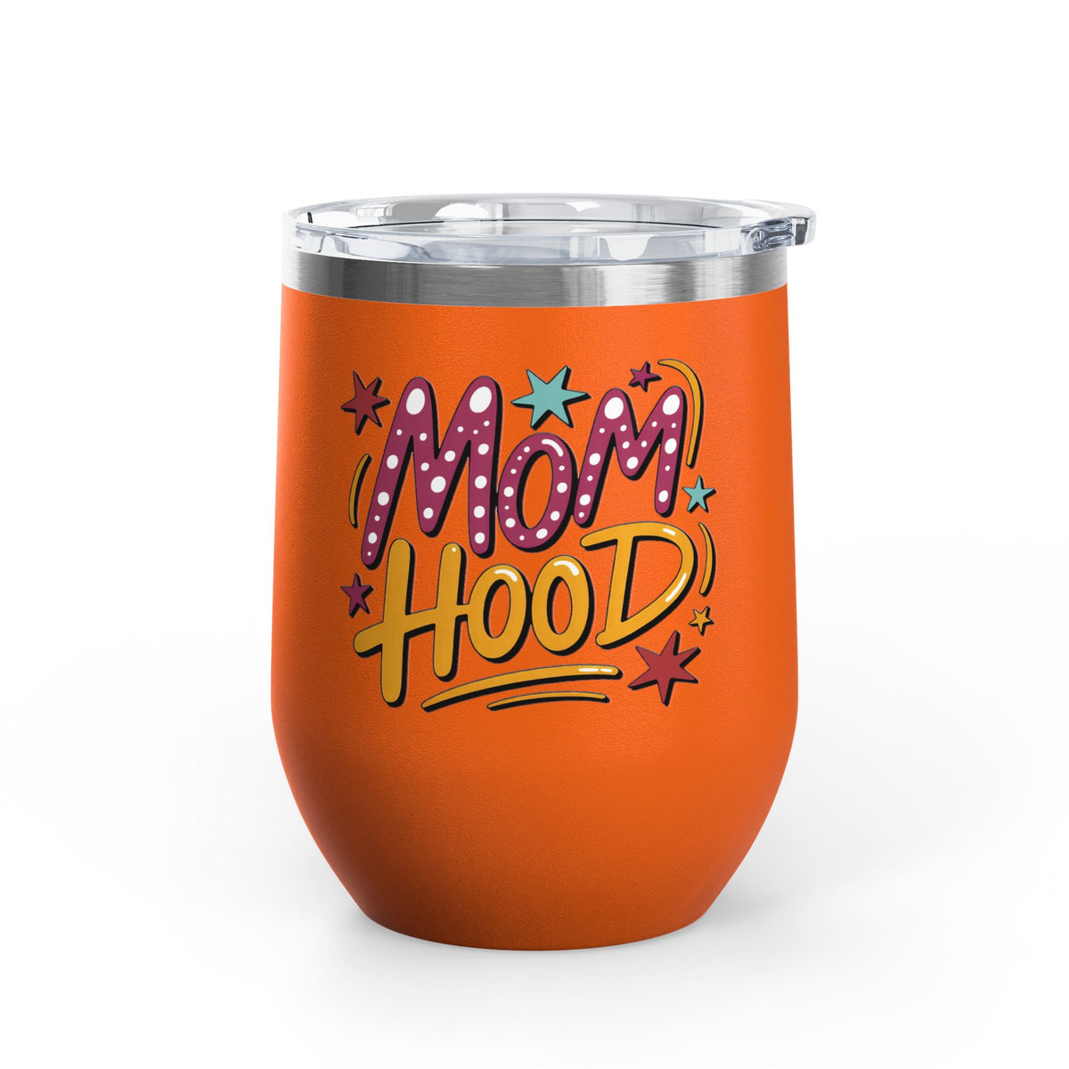 Mom Hood Wine Tumbler, Funny Mom Gift, Mothers Day Wine Cup, New Mom Gift, Mom Life Drinkware, Birthday Gift for Mom