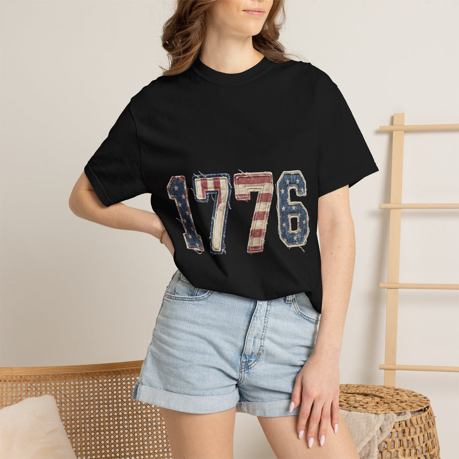 1776 Patriotic Comfort Colors Shirt, Vintage America Graphic Tee, Fourth of July Shirt, USA Independence Day Gift, Retro American Apparel