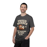Funny Nap Lover Comfort Colors Shirt, Just Resting My Eyes Club Tee, Tired Adult Humor Shirt, Relaxation Graphic Tee Gif