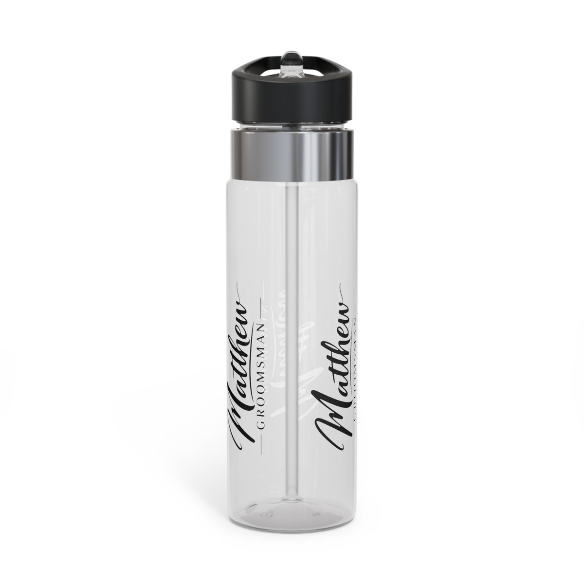 Custom Groomsman Water Bottle, Personalized Name Drink Bottle, Wedding Party Gift, Gift for Him, Reusable Sports Bottle, Birthday Present