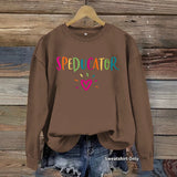 Loose velvet sweatshirt