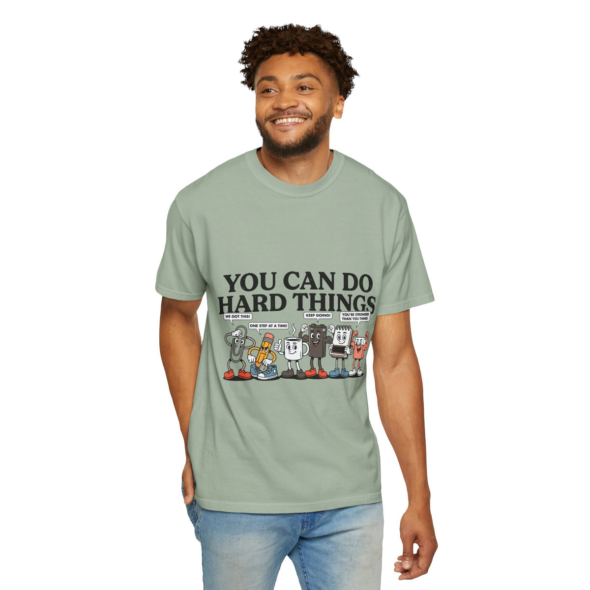 Motivational Teacher Shirt Comfort Colors Tee, You Can Do Hard Things School Counselor Shirt, Positive Classroom Shirt, Educator Gift