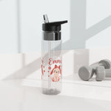 Cute Bunny Personalized Water Bottle, Custom Name Drink Bottle, Adorable School Gift, Rabbit Lover Gift, Birthday Gift, Reusable Kids Bottle