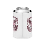 Gothic Rose Can Cooler, Eternal Love Drink Sleeve, Dark Romantic Gift, Vintage Winged Rose Design, Anniversary Gift for Couples