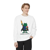 Academically Unstoppable Frog Sweatshirt, Funny Teacher Shirt, Book Lover Gift for Educator, Back to School Outfit, Classroom Crewneck