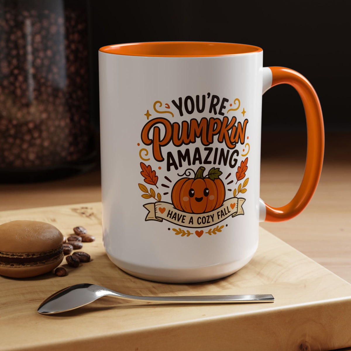 Youre Pumpkin Amazing Mug, Cute Fall Appreciation Coffee Cup, Cozy Autumn Gift for Friend, Teacher, Coworker or Pumpkin Lover