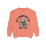 Night Shift Nurse Comfort Colors Sweatshirt, Funny Nurse Sweatshirt, Off to Work the Night Shift Shirt, RN Gift for Nurses