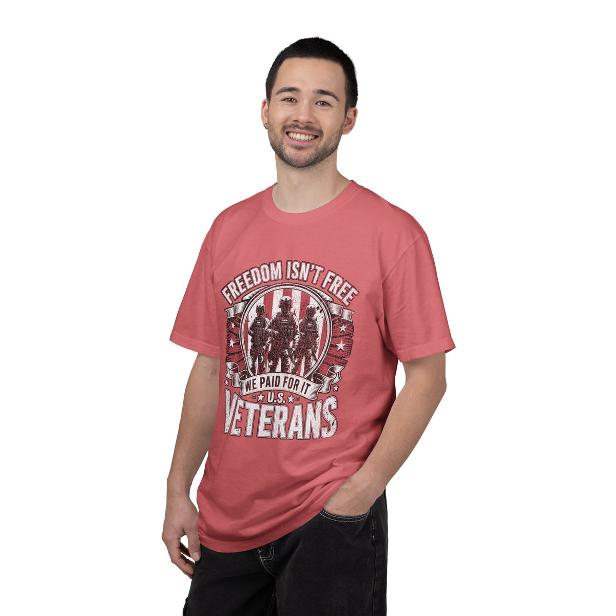 Freedom Isn't Free Veteran Shirt, Military Veteran T Shirt, U.S. Veterans Patriotic Tee, American Flag Military Gift, Veteran Pride Shirt