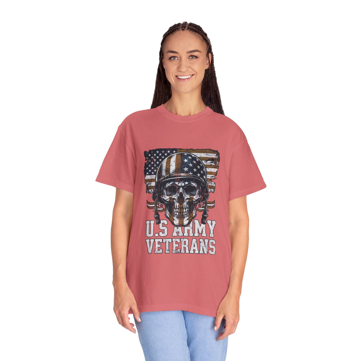 U.S. Army Veterans Shirt, Military Skull T Shirt, Patriotic American Flag Tee, Veteran Gift, Army Veteran Shirt, Veterans Day Gift