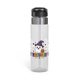 Halloween Transparent Water Bottle for Kids, Ghost Pumpkin Drink Bottle, Spooky Witch Hat School Bottle, Cute Halloween Gift for Boys