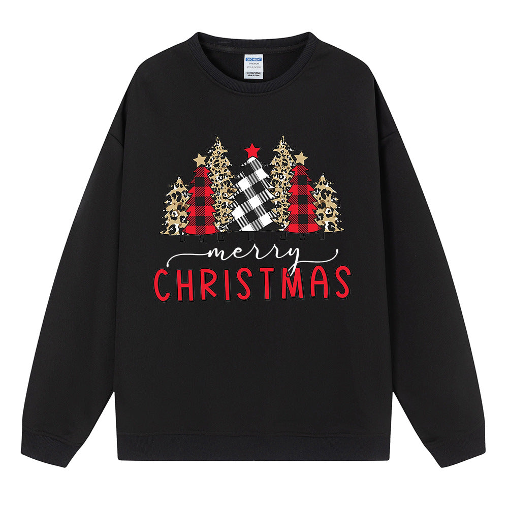 Christmas sweatshirt Christmas ladies loose fitting pullover