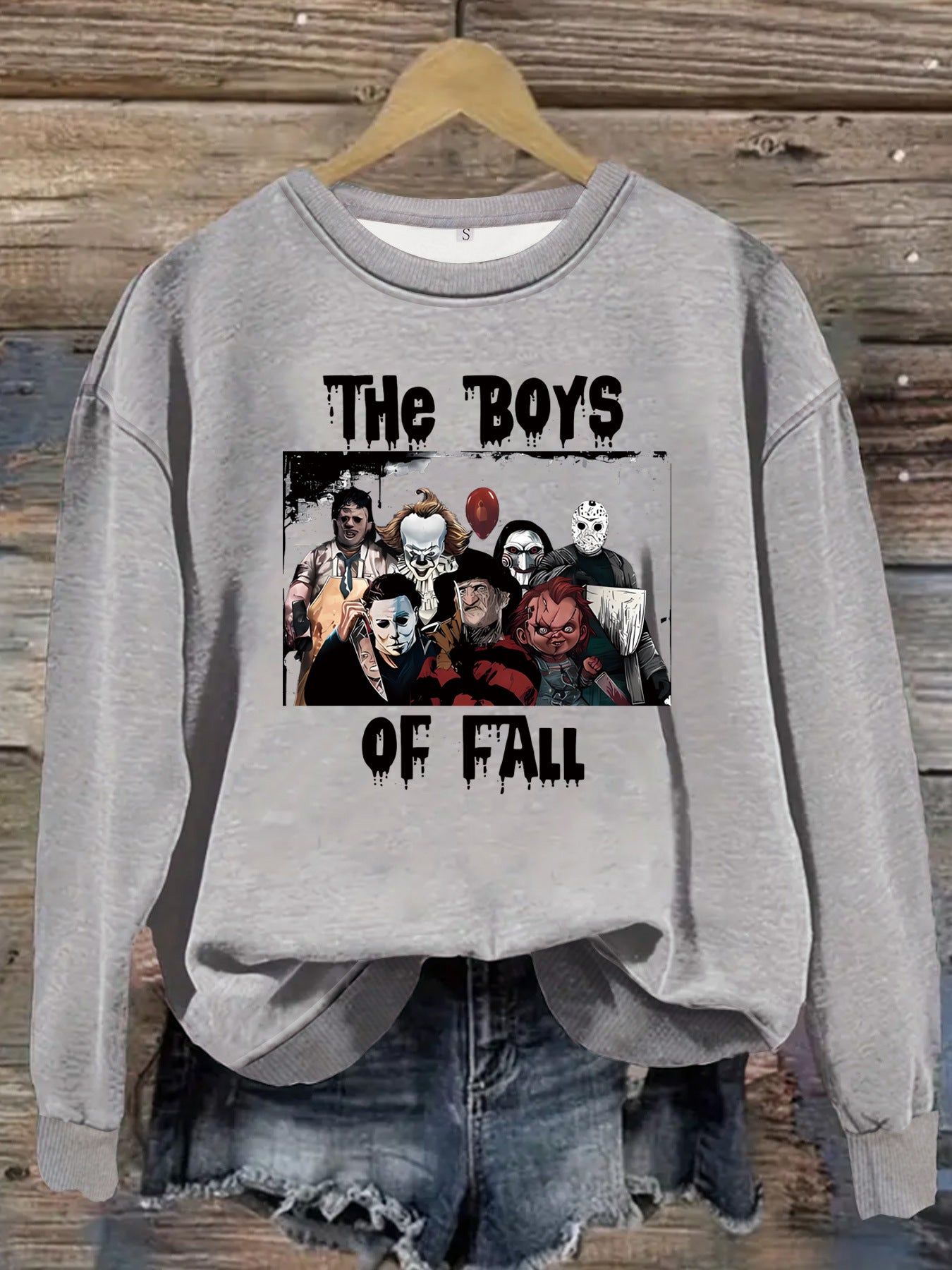 Printed pullover sweatshirt sweatshirt