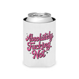 Absolutely Not Can Cooler, Funny Sarcastic Drink Sleeve, Sassy Gift for Best Friends, Coworkers and Adults