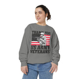 Thank You US Army Veterans Sweatshirt, Patriotic Soldier Crewneck, Military Appreciation Gift, American Flag Pullover for Veterans Day