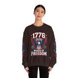 1776 Wings of Freedom Sweatshirt, Patriotic Eagle Pullover, American Flag Crewneck, USA 250th Anniversary Gift, Fourth of July Top