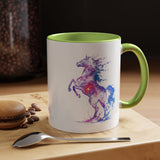 Galaxy Horse Mug, Cosmic Horse Coffee Mug, Horse Lover Gift, Celestial Horse Cup, Equestrian Mug, Fantasy Horse Art, Horse Mom Gift