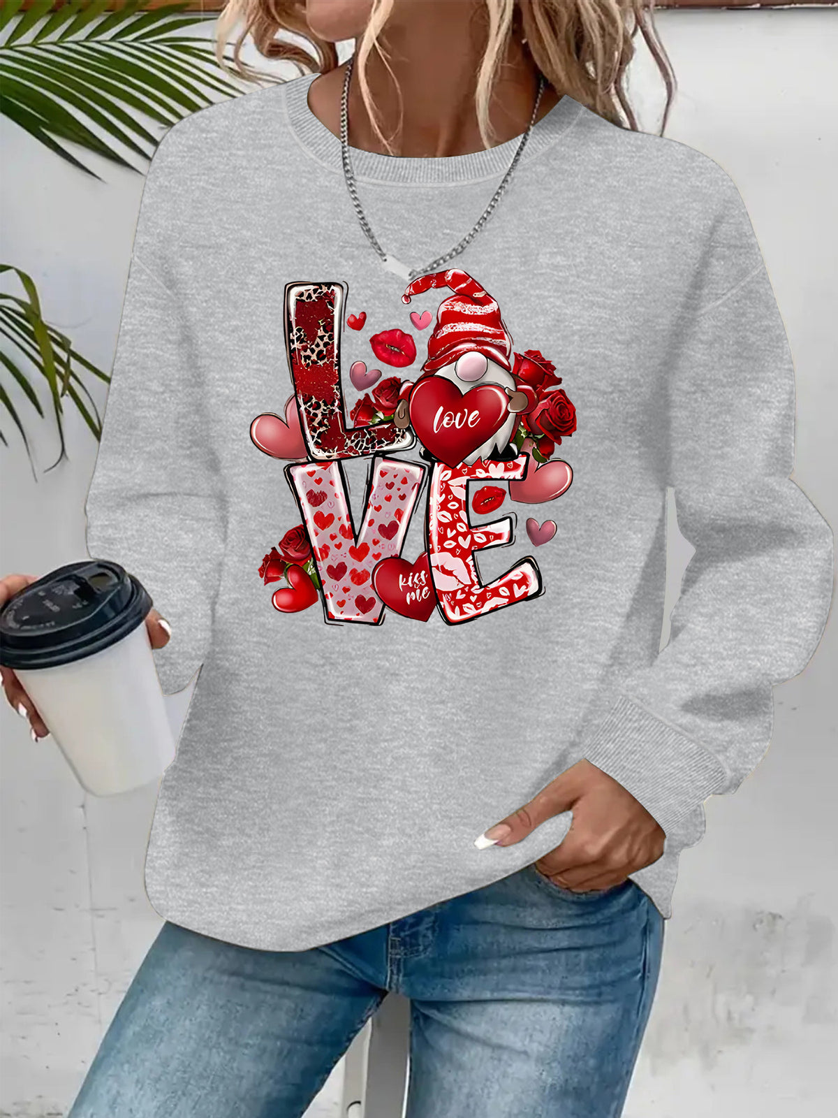 Long sleeved fleece hoodie