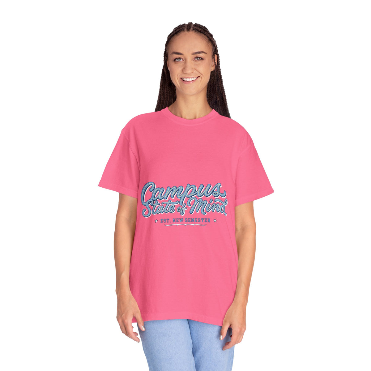 Campus State of Mind T-Shirt, New Semester College Graphic Tee, University Student Gift, Back to School Shirt, Campus Outfit, Dorm Life