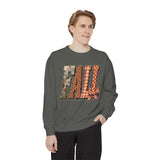 Patchwork Fall Sweatshirt, Floral Leopard Plaid Autumn Pullover, Coquette Bow Seasonal Gift for Women, Cozy Thanksgiving Outfit for Her