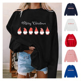 Christmas Little Man Hoodie Women's Christmas Top
