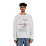 Personalized Hunting Sweatshirt, Custom Deer American Flag Pullover, Patriotic Outdoorsman Crewneck, Hunter Gift, Personalized Family Shirt