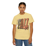 Patchwork Fall Shirt, Floral Leopard Plaid Autumn Graphic Tee, Coquette Bow Seasonal Gift for Women, Cozy Thanksgiving Outfit for Her