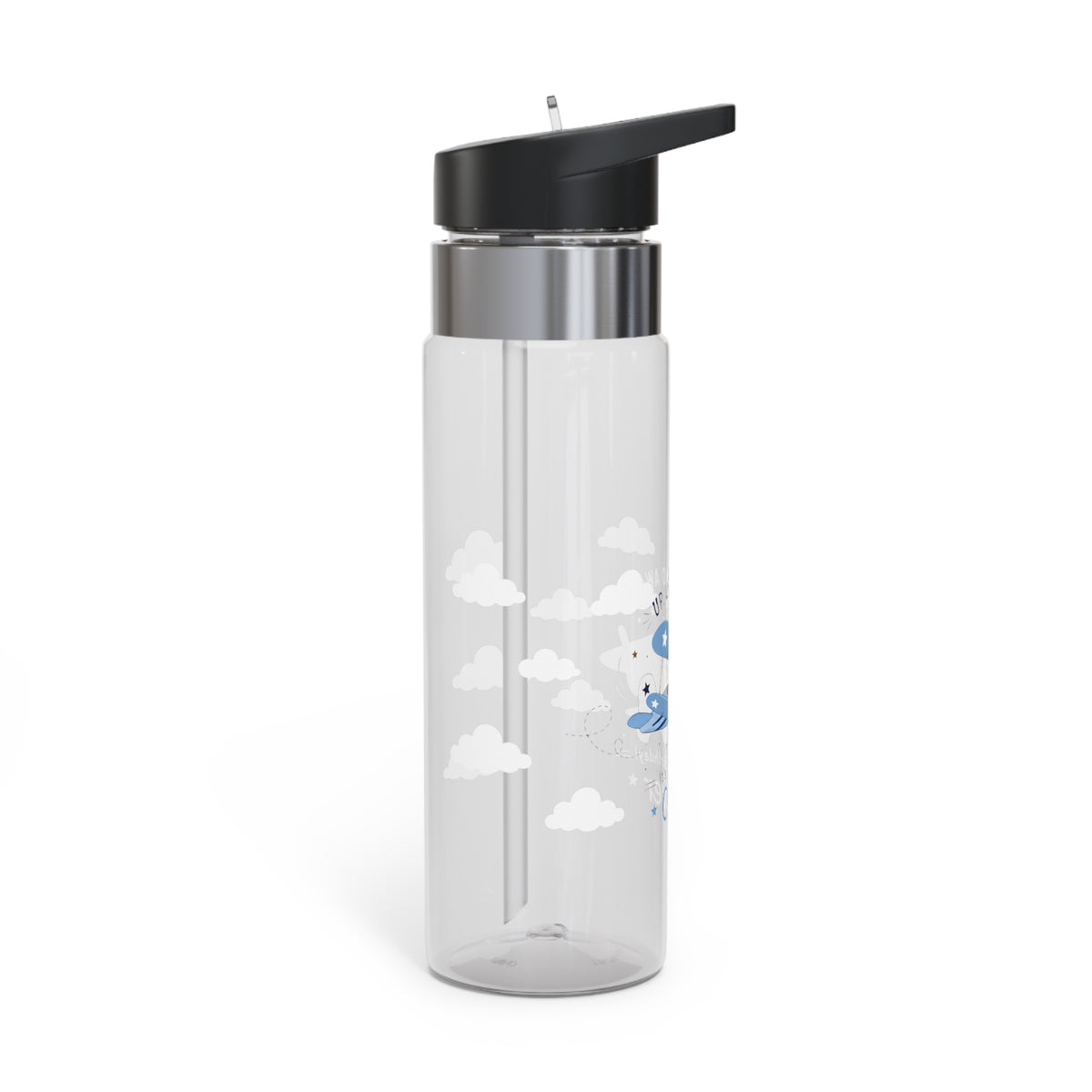Personalized Airplane Kids Water Bottle, Pilot Birthday Gift for Boys, Aviation Theme Bottle, Travel Party Favor, School Hydration Gift