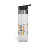 Personalized Teacher Water Bottle, Cute Teacher Gift for Classroom, Educator Appreciation Gift, School Staff Bottle, Back to School Gift