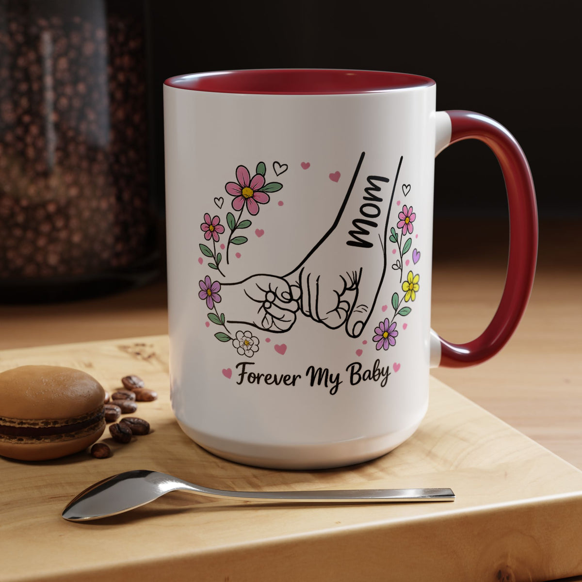 Forever My Baby Mug, Mother Daughter Gift, Son Gift From Mom, Pinky Promise Coffee Mug, Family Love Cup, Sentimental Gift