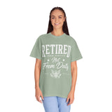 Retired From Service Not From Duty Shirt, Military Retirement T-Shirt, Veteran Gift for Men or Women, Patriotic Eagle Veterans Day Tee
