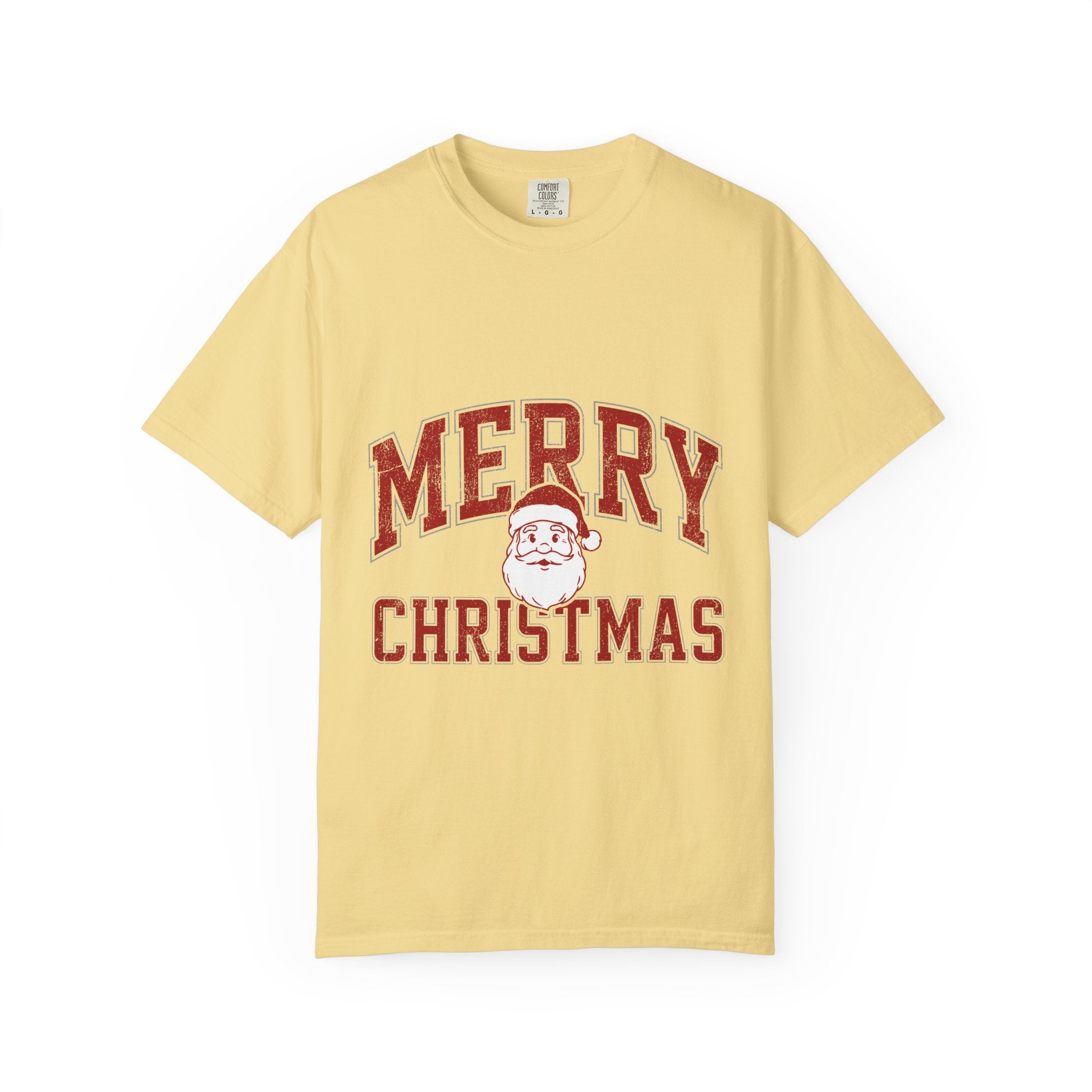 Merry Christmas Santa Shirt, Vintage Holiday T-Shirt, Festive Christmas Party Tee, Retro Santa Claus Gift for Family Photos, Men or Women
