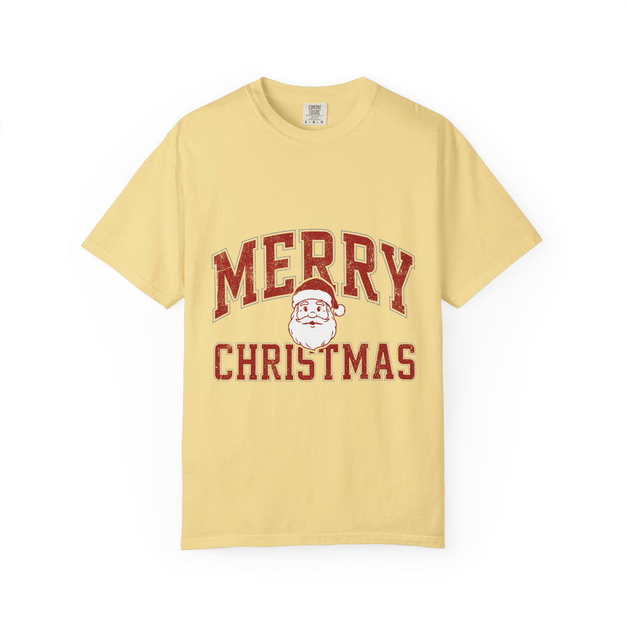 Merry Christmas Santa Shirt, Vintage Holiday T-Shirt, Festive Christmas Party Tee, Retro Santa Claus Gift for Family Photos, Men or Women