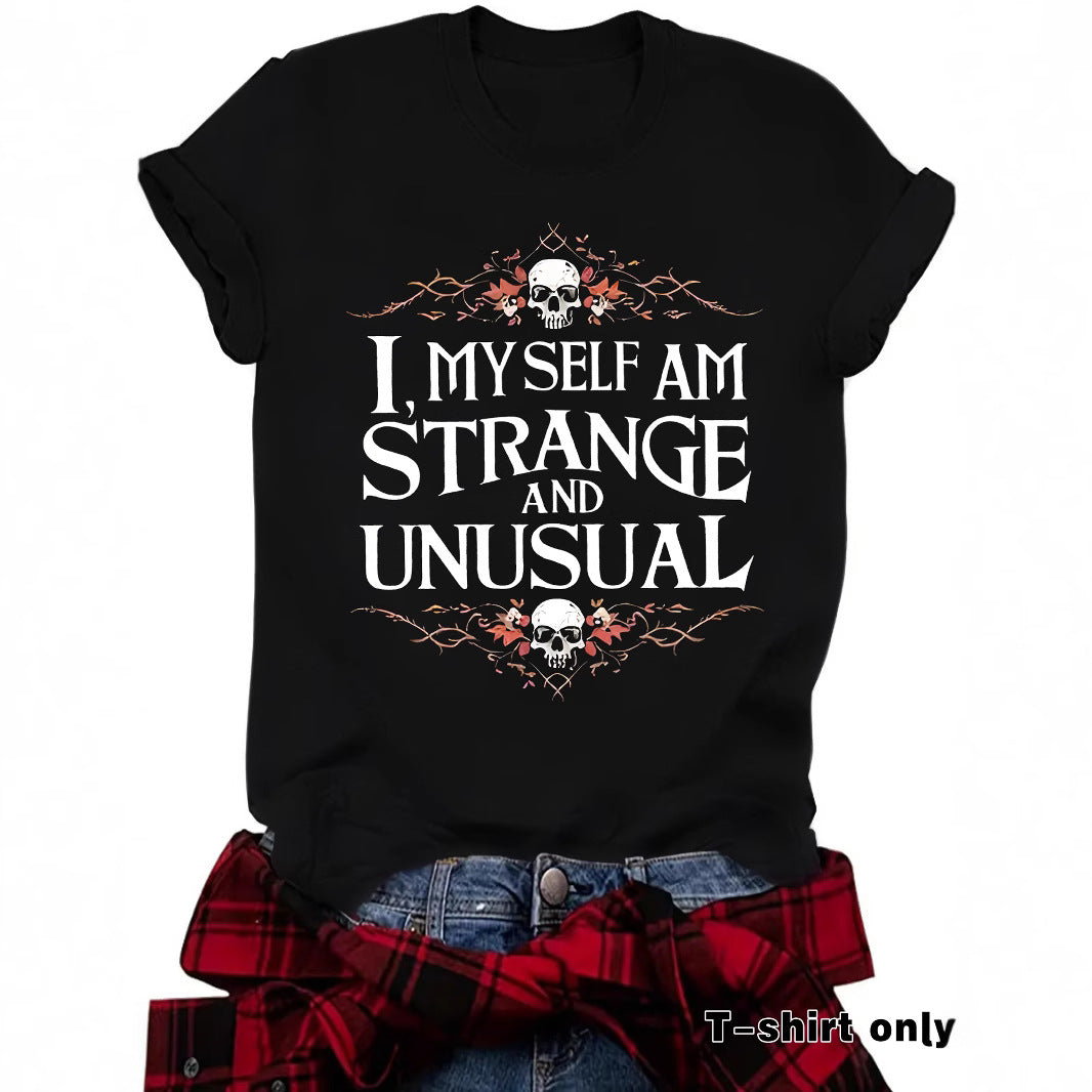 Halloween T-shirt Skull Pattern