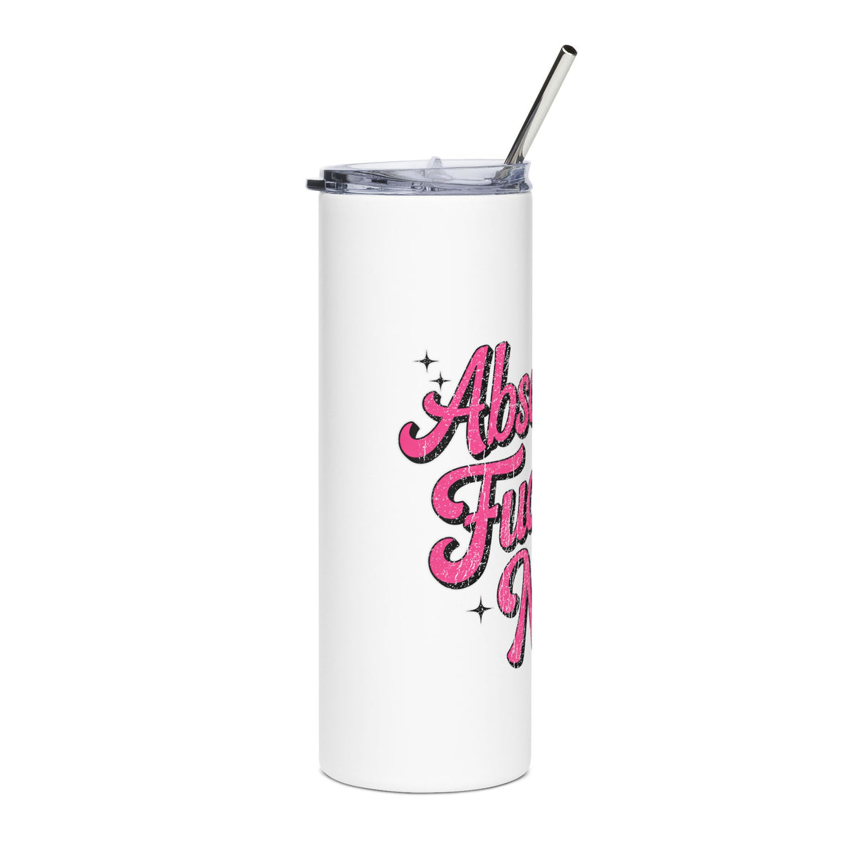 Absolutely Not Skinny Tumbler, Funny Sarcastic Cup, Sassy Gift for Best Friends, Coworkers and Adults with Attitude