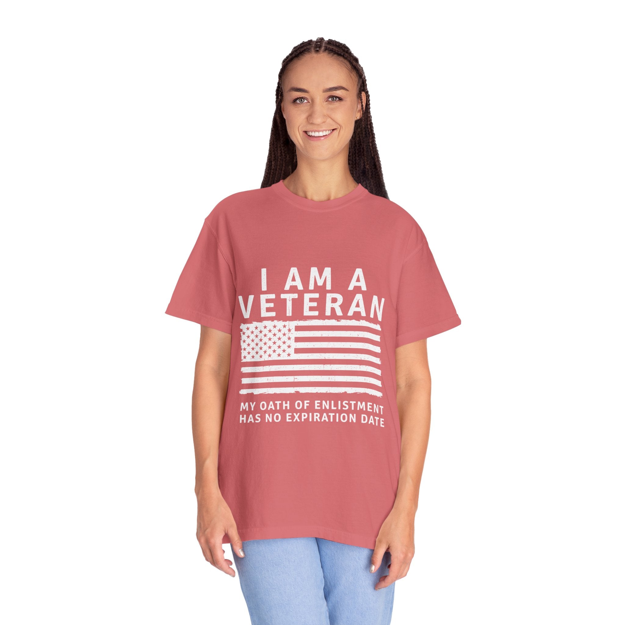 I Am a Veteran Shirt, My Oath Has No Expiration Date T-Shirt, Patriotic Military Gift, Veterans Day Tee for Retired Service Member
