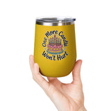 Funny Birthday Wine Tumbler, One More Candle Won't Hurt Cake Design, Getting Older Gift for a Best Friend or Coworker Who Loves a Laugh