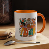 Retro Disco Birthday Coffee Mug, 70s Roller Skating Party Design, Groovy Gift for a Skater Friend Who Loves Colorful Nostalgic Drinkware