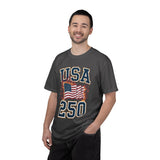 USA 250 Shirt, America 250th Anniversary T Shirt, Patriotic American Flag Tee, 1776 2026 Shirt, Fourth of July Gift, USA Birthday Tee