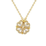 S925 Variety sterling silver sterling silver four leaf clover necklace a small love collarbone chain