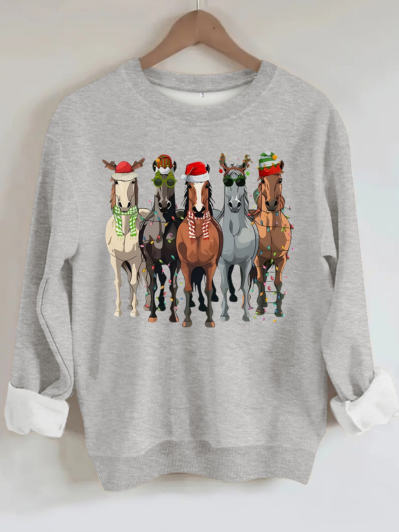 Sweatshirt Christmas pattern print
